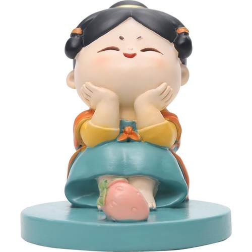 唐小圆系列唐仕女手机支架摆件装饰桌面可爱治愈系教师节送礼物