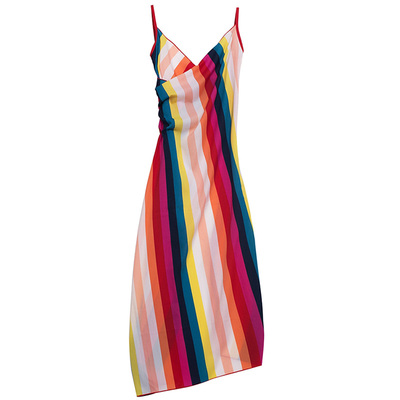 性感雪纺彩色性感优雅一片式裹裙