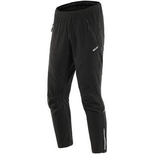 骑行裤长款秋冬季抓绒自行车长裤男宽松公路山地车防风保暖运动裤