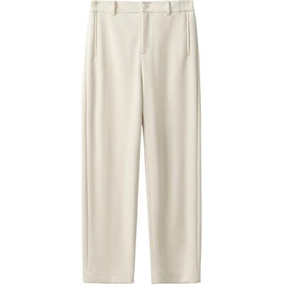 播商场同款垂感休闲直筒裤女24秋冬新款时尚简约长裤BDR4KD3946