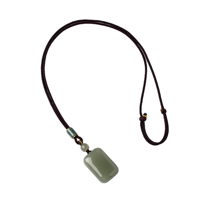 天然正品和田玉男士无事牌吊坠挂件玉坠玉石项链女款生日礼物