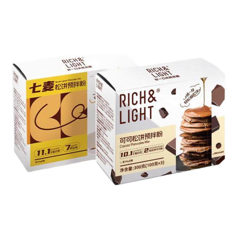 RichLight芮厨铜锣烧粉儿童松饼粉家用蛋糕烘焙无香精华夫预拌粉
