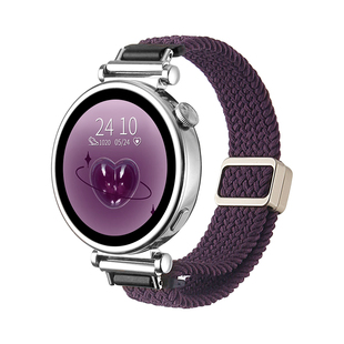 适用华为gt5手表带6新款编织5pro系列女士手表链watchgt4智能运动女表watch4专用高级感磁吸gt3夏天女款2夏季