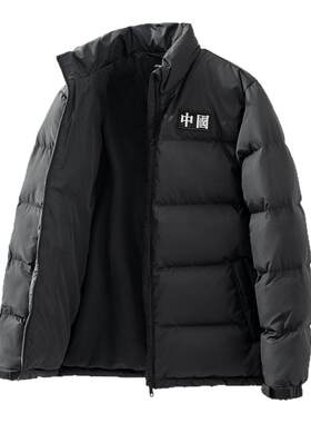 李宁加厚保暖防风短款羽绒服