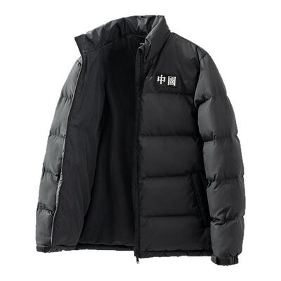 李宁加厚保暖防风短款羽绒服