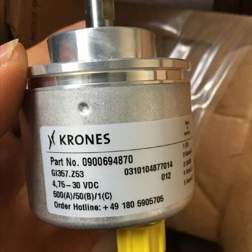 议价Baumer全新德国原装克朗斯旋转编码器KRONES 0-900-69-487-0