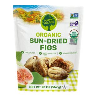 Happy Village无花果干土耳其天然有机孕妇零食20260624到期