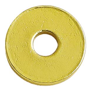 18K包金保色光面直切隔片文玩平片手链项链串珠材料diy饰品配件