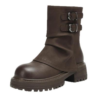 星期六英伦风厚底马丁靴女款