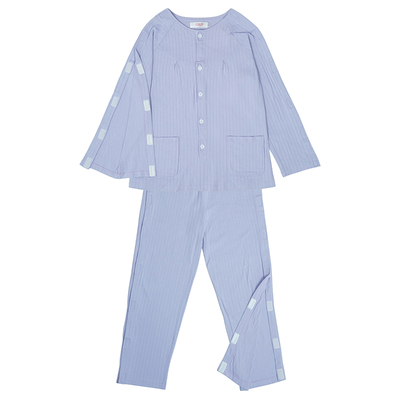 男女纯棉易穿脱护理服