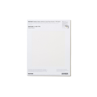 Pantone潘通2026年度代表色大型 TPG 纸版色卡,11-4201 Cloud Dancer（云上舞白），家居 + 室内装潢纸版色卡