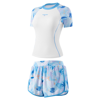 361女士分体平角泳衣套装