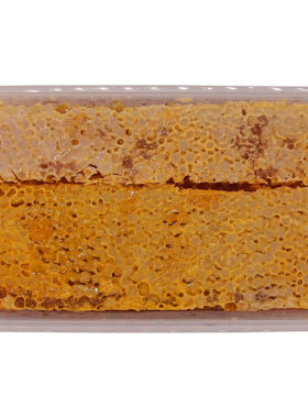 正宗蜂巢蜜嚼着吃蜂蜜纯正天然土蜂蜜农家自产土巢蜂巢蜂窝500g