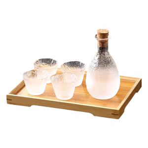 加厚手工云雾清酒酒具套装家用白酒杯日式分酒器小酒杯玻璃温酒器