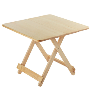 实木折叠桌家用小户型餐桌便携式野餐桌子学习桌收纳多功能小桌子