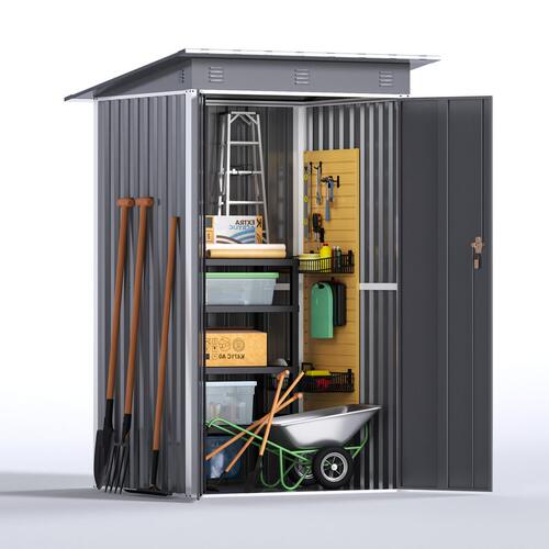 户外花园工具房简易房庭院储物活动板房移动房临时可拆装工具柜