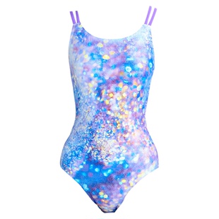 竞速泳衣女款2025新款高级感游泳馆专用绝美显瘦游泳衣连体带胸垫