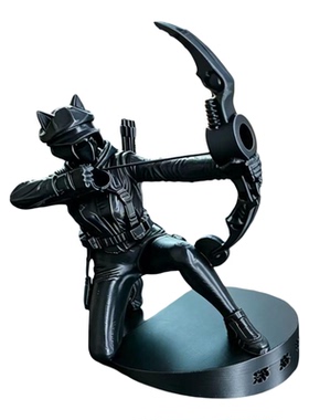三角洲露娜笔架3D打印摆件