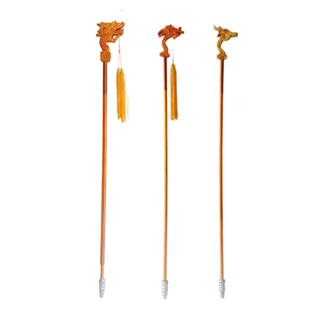 龙头拐高档戏曲京剧服装戏剧道具佘太君龙头拐杖生辰鹿头拐福节