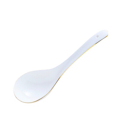 陶瓷勺子家用汤勺高颜值小调羹