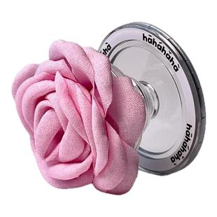 【花朵可替换】hahahaha有情绪.山花烂漫玫瑰花手机气囊支架磁吸