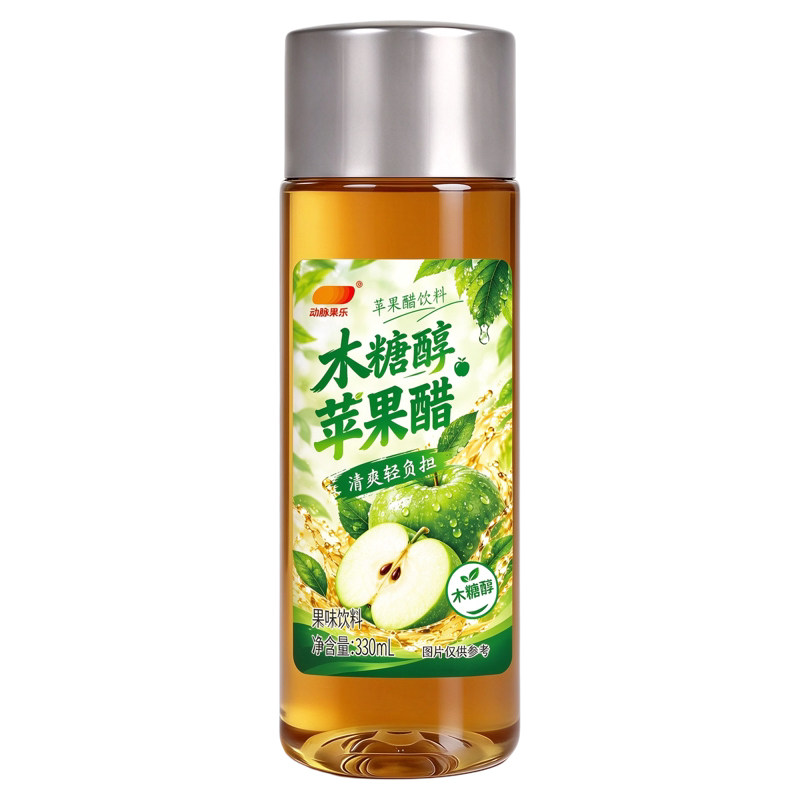 木糖醇苹果醋饮料整箱24瓶*330ml便携装火锅外卖油腻酸甜清爽饮品
