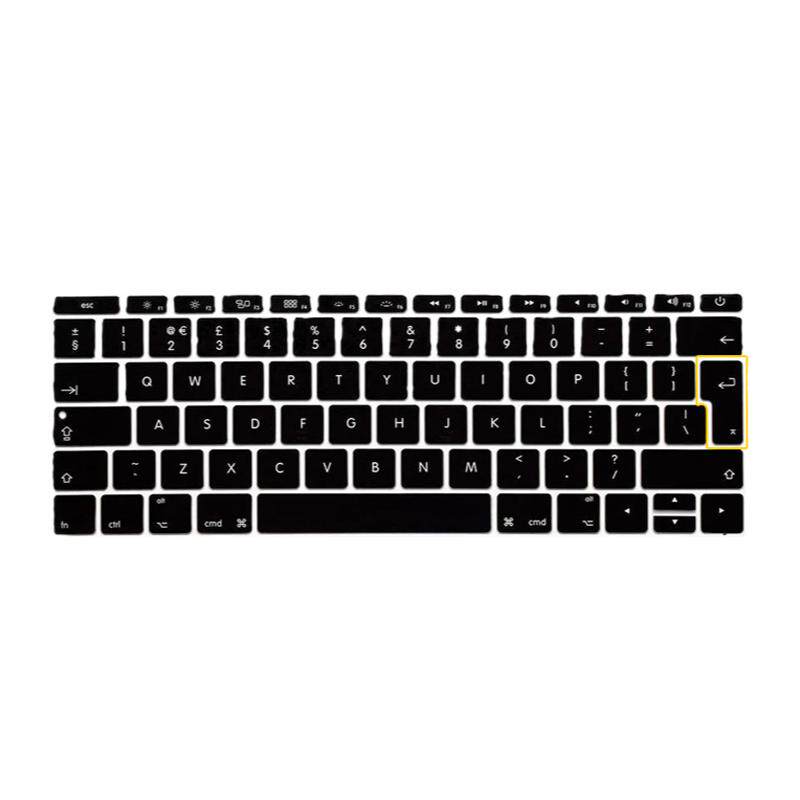 欧版苹果笔记本电脑键盘膜macbook13.3air透明贴12英寸11.6寸pro15.4mac欧洲版保护膜套英国14.