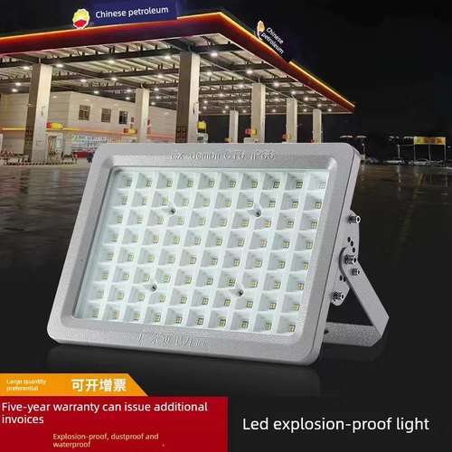 LED防爆灯工业加油站罩棚灯户外隔爆型投泛光灯仓库厂房led应急灯