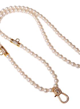 泰国佛牌链子白珍珠贝三挂链子