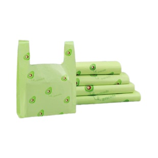 高颜值彩色购物塑料打包袋超市外卖便利店地摊文体店用包装袋加厚