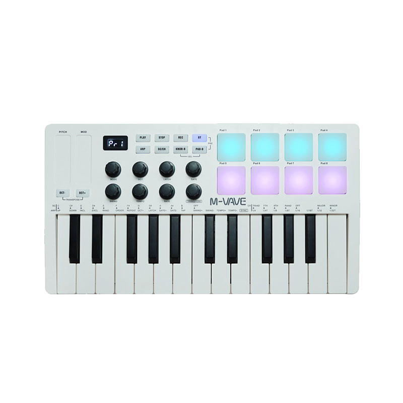 MVAVESMK25便携式MIdi键盘蓝牙
