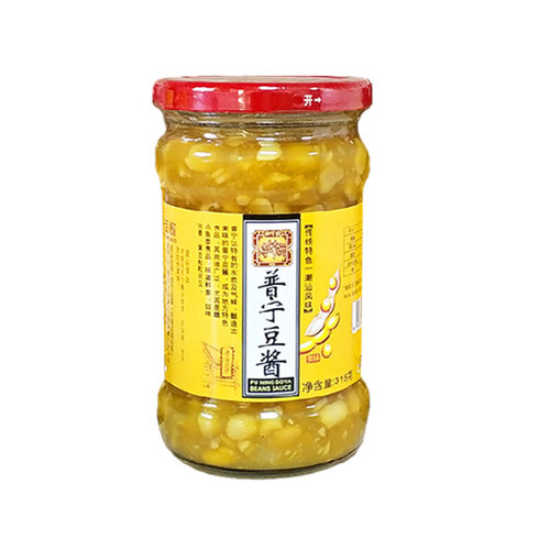潮家庄正宗潮汕特产普宁豆酱315g农家酱砂锅粥黄豆酱焖鱼炒菜家用