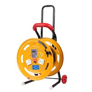 移动绕线盘电缆盘卷线盘缠线盘线轴线滚子收线神器线缆盘电线盘