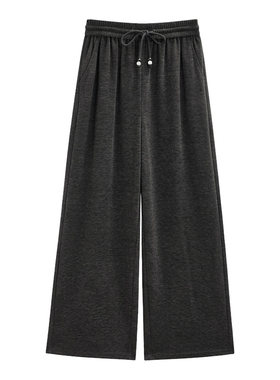 爱依服微胖秋季通勤阔腿裤女套装