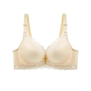 小胸平胸女士加厚款5cm聚拢文胸上托性感超厚杯6cm调整型内衣套装