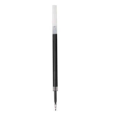 ST头按动笔芯0.5黑色中性笔芯速干葫芦头学生专用笔芯按动笔替换