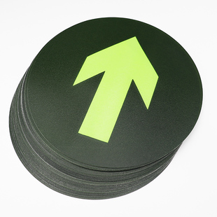 消防安全出口指示牌夜光地贴墙贴标识安全楼梯通道紧急疏散应急逃生箭头标示小心台阶小心地滑提示牌荧光耐磨