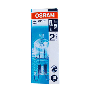 欧司朗G9卤素灯珠230V25W40W75W35W进口台灯水晶灯透明灯泡护眼灯