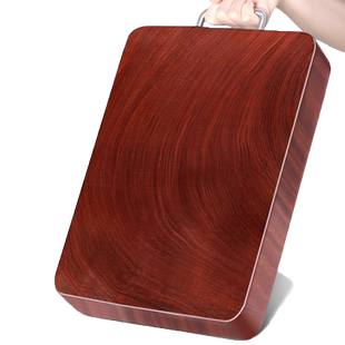 正宗铁木砧板菜板实木家用抗菌防霉切菜板整木长方形加厚刀占案板