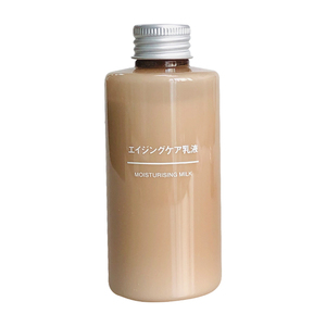 日本MUJI无印良品抗老化焕肤水凝保湿抗皱滋润乳液400ml 本土版