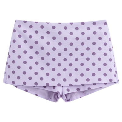 riverstone plus 少女风度假波点半身短裙女休闲修身显瘦甜美裙裤