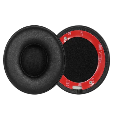 适用魔音Beats Solo3耳机罩Wireless无线蓝牙solo2有线版耳机套头戴式小羊皮耳机皮套solo耳机替换海绵套配件