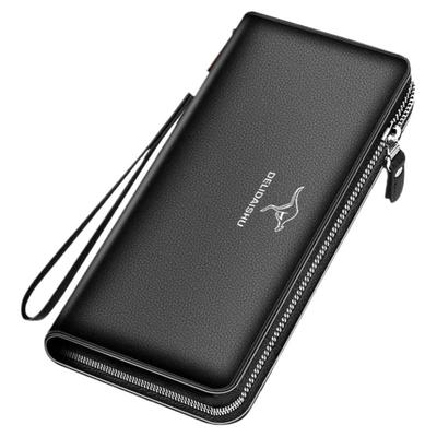 2025拉链手包大容量钱包休闲男士