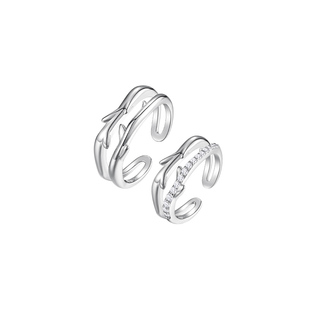 Since You槲寄生情侣对戒轻奢高级感开口简约独特戒指送女友礼物