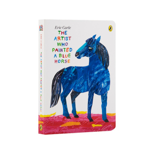 小彼恩图书 点读版 The Artist who painted a Blue Horse 画了一匹蓝马的艺术家 原版英文绘本 英语启蒙 支持毛毛虫笔点读