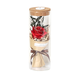 干花小花束情人节礼物仿真花香皂花生日摆件送女友向日葵玫瑰花束