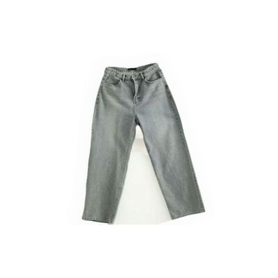 jeans做旧宽松牛仔裤韩国代购