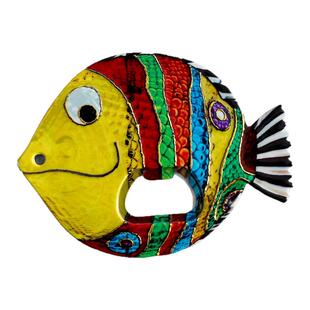 高级感可爱烫金冰箱贴海洋胖头鱼开瓶器创意家居装饰文创稀奇古怪