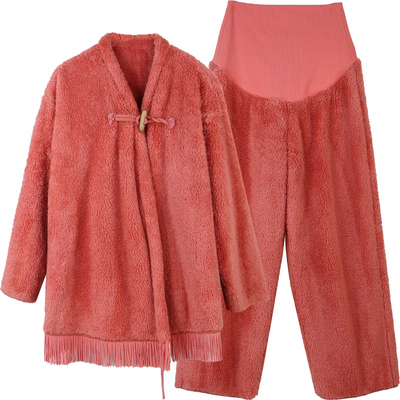 朵朵可可珊瑚绒月子家居服