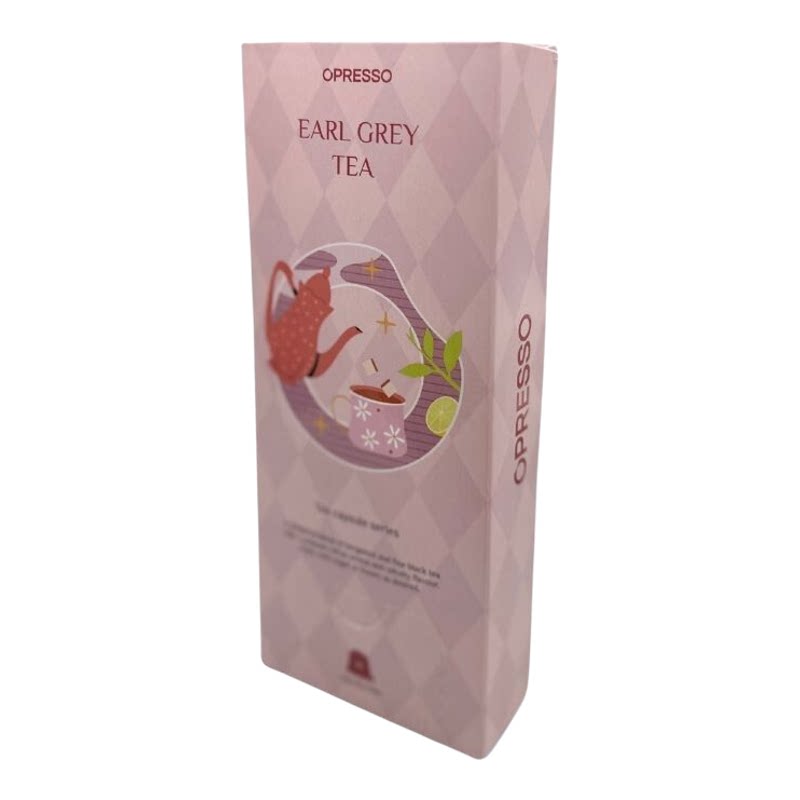 Opresso进口意大利伯爵茶胶囊30g*2件优惠装佛手柑红茶香醇厚顺滑